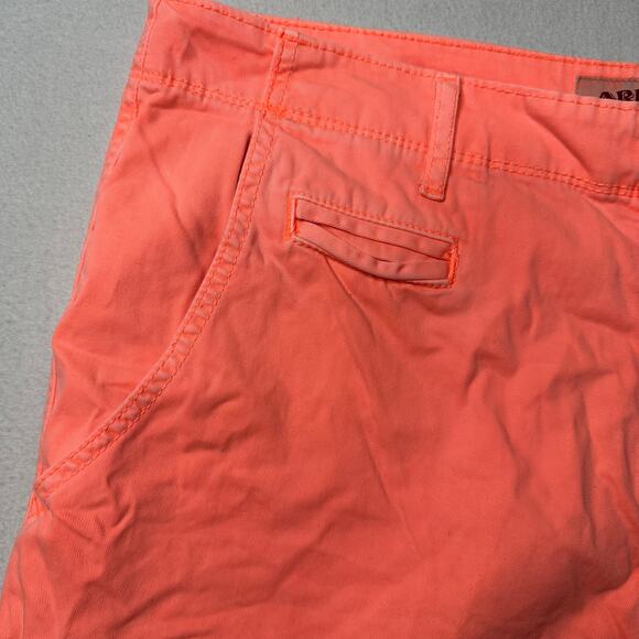 Arizona Jean Co. Mens Neon Orange Chino Shorts‎ Size 36 - Picture 3 of 9